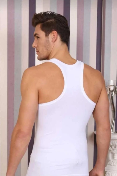 BERRAK 1029 ERKEK SÜPREM LİKRALI SPORCU ATLET 6 ADET - Resim 3