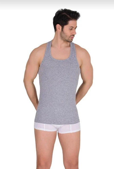 BERRAK 1029 ERKEK SÜPREM LİKRALI SPORCU ATLET 6 ADET - Resim 6