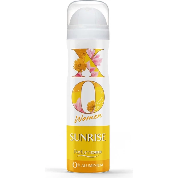 XO Deodorant 150ML Women-Kadın Sunrise (5 Li Set) - 2