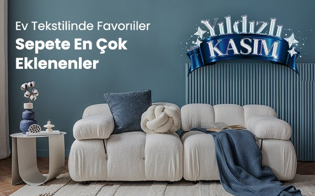 Ev Tekstilinde Favoriler Sepete En Çok Eklenenler