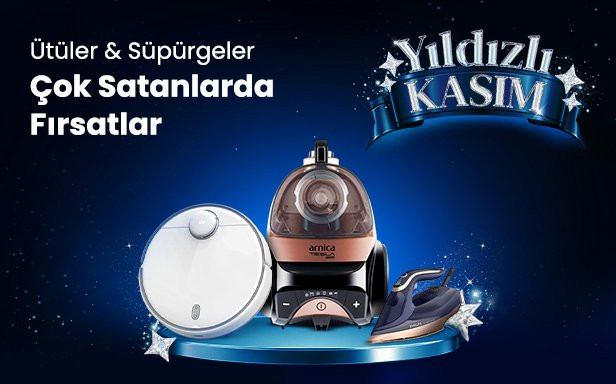 Ütüler & Süpürgelerde Çok Satanlarda Fırsatlar