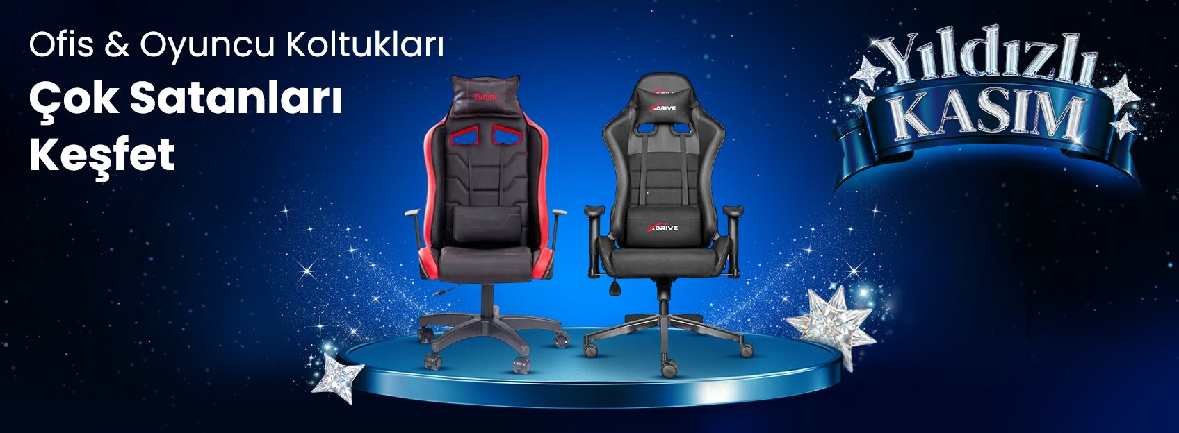 Çok Satan Ofis & Oyuncu Koltuklarında Fırsatlar