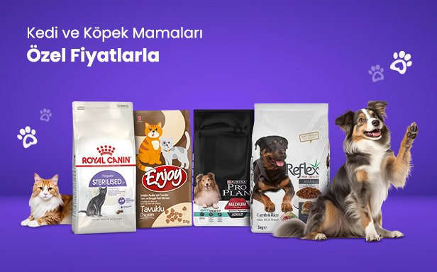 Kedi ve Köpek Mamalarında En sevilen indirimler
