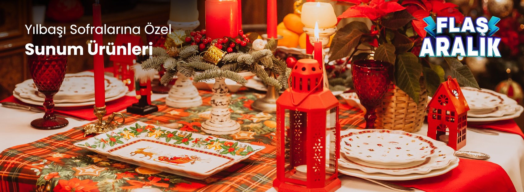 Yılbaşına Özel Sofra Sunum Ürünlerinde Fırsatlar