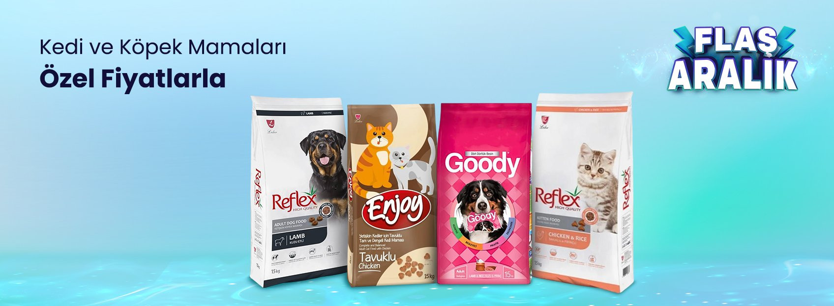 Kedi ve Köpek Mamaları Özel Fiyatlarla