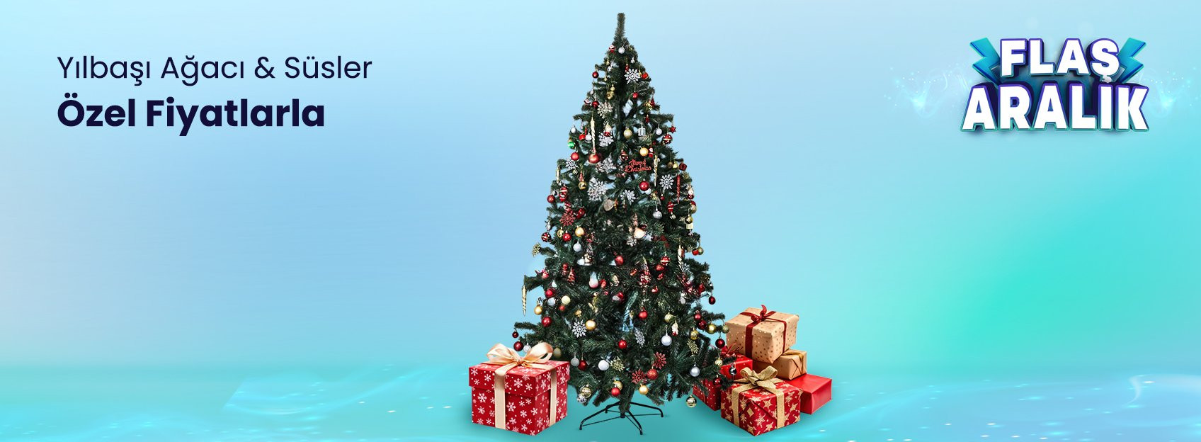 Yılbaşı Ağaç ve Süslerinde Özel Fiyatlar