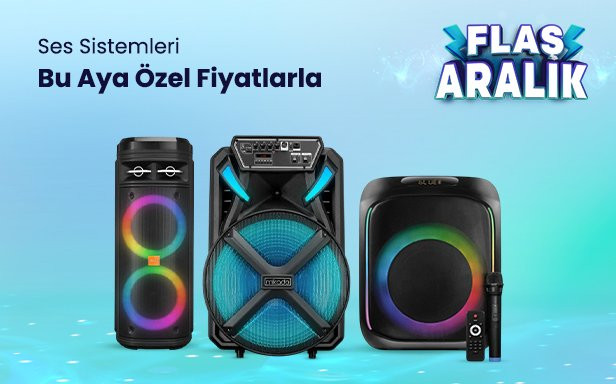 Aralık Ayına Özel Ses Sistemlerinde Özel Fiyatlar