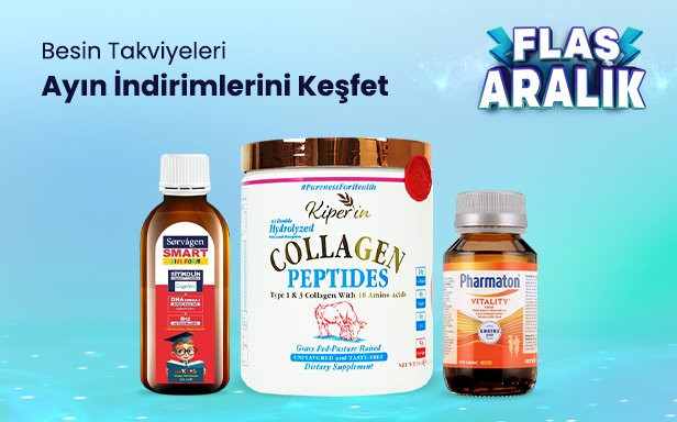 Besin Takviyeleri Ayın İndirimlerini Keşfet