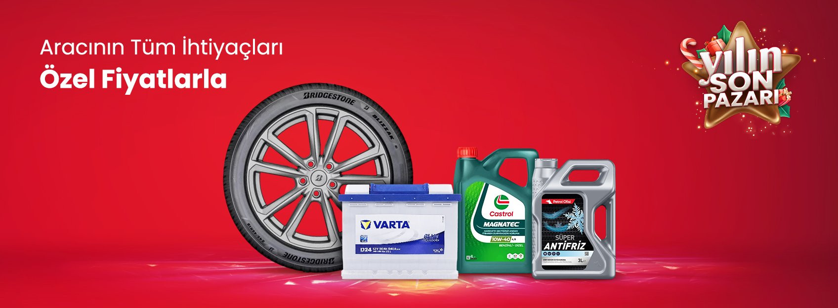 Aracının Tüm İhtiyaçları Özel Fiyatlarla