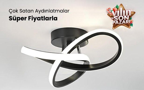 Çok Satan Aydınlatmalar Süper Fiyatlarla