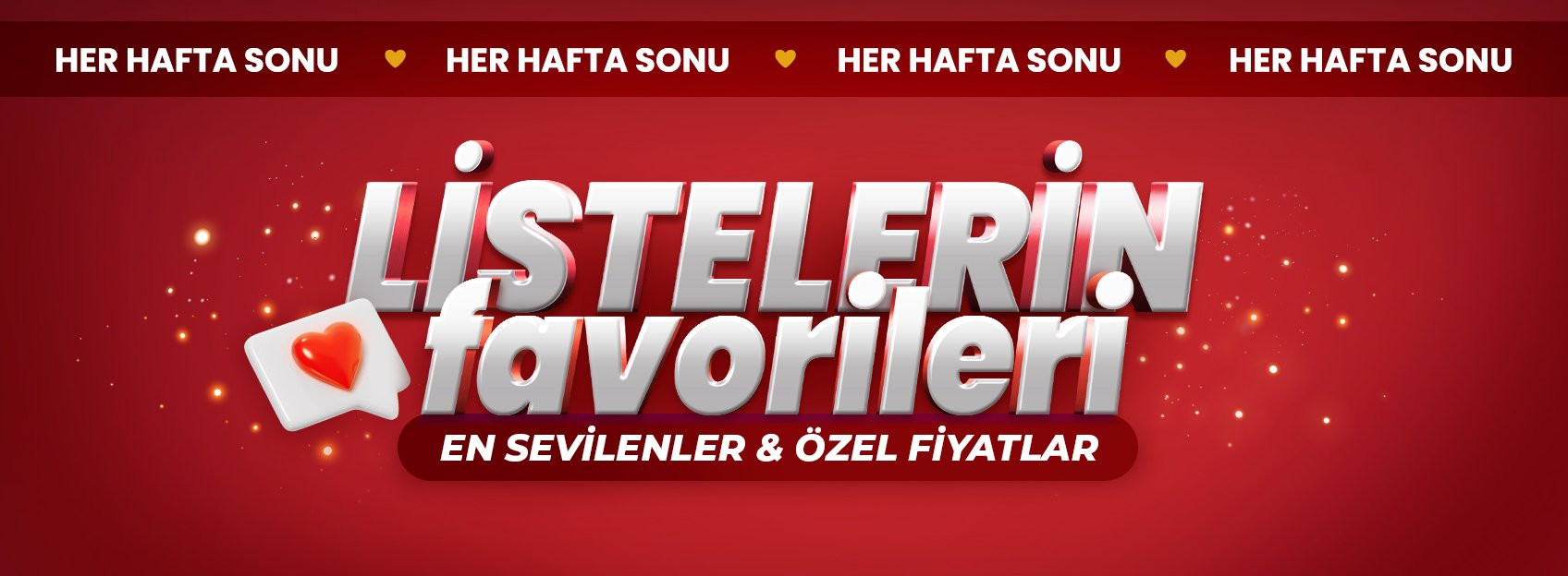 Her Hafta Sonu Listelerin Favori Ürünlerinde Yepyeni İndirimler