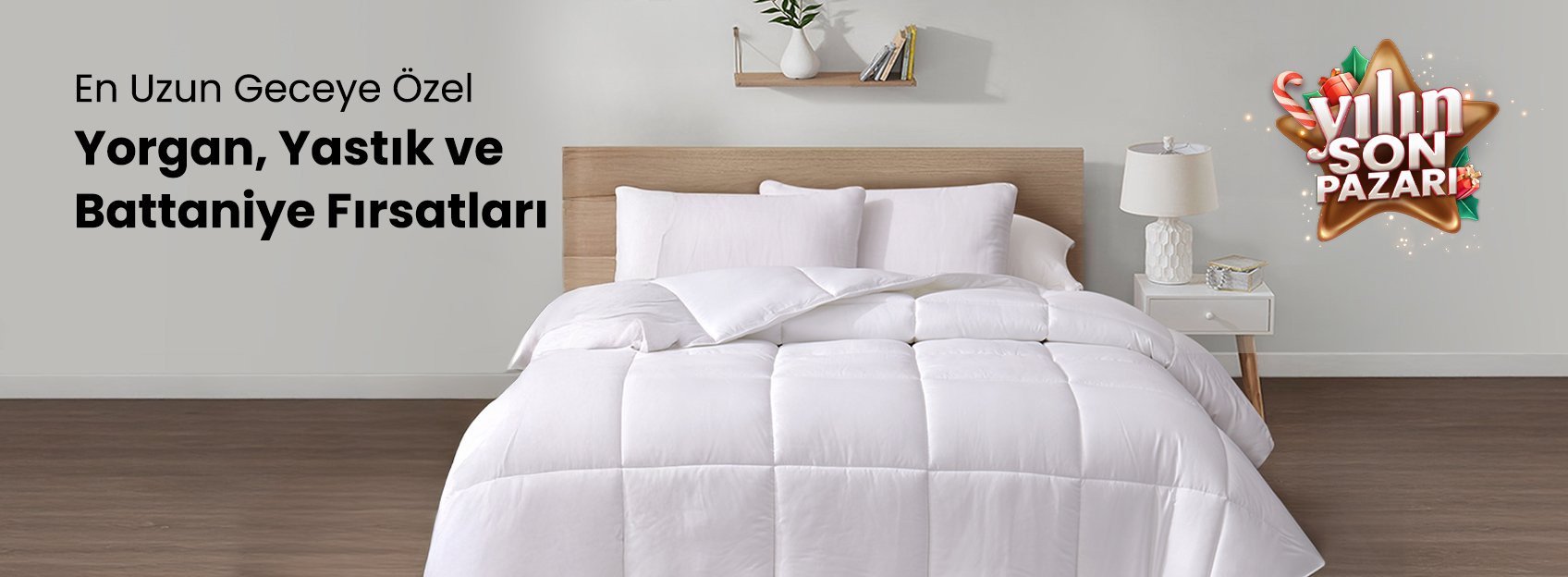 En Uzun Geceye Özel Yorgan ve Yastıklarda Fırsatlar