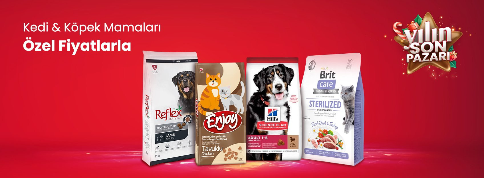 Kedi & Köpek Mamaları Özel Fiyatlarla