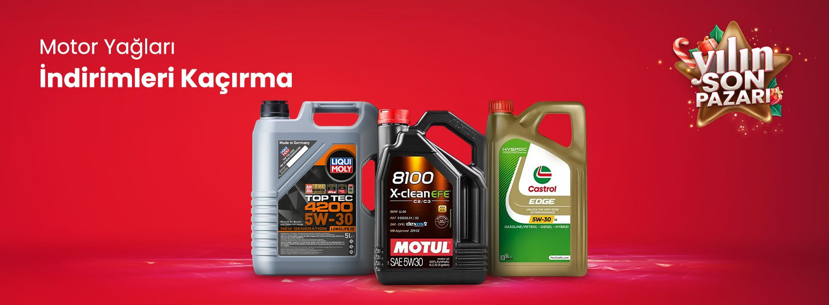 Motor Yağları İndirimleri Kaçırma