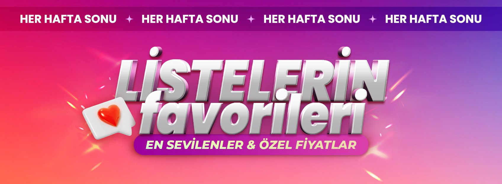 Her Hafta Sonu Listelerin Favori Ürünlerinde Yepyeni İndirimleri Kaçırma