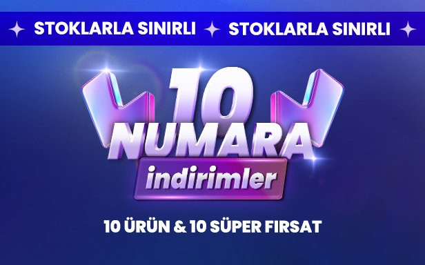 10 üründe 10 numara indirimleri Kaçırma