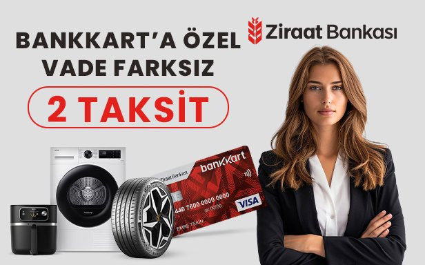 Pttavm'de Ziraat Bankası Bankkart'a Özel 2 Taksit Fırsatı