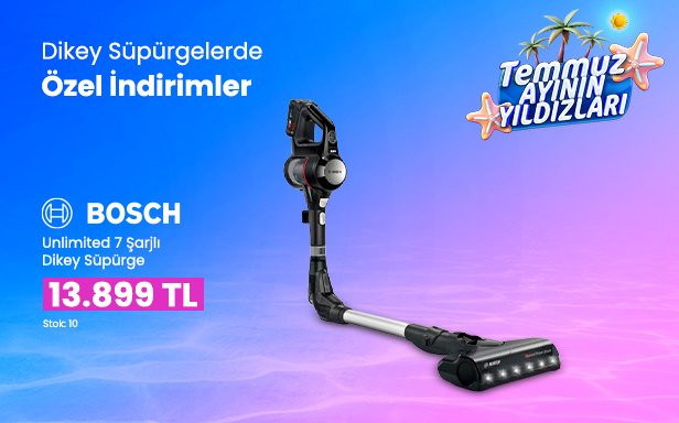 Dikey Süpürgelerde Özel İndirimler