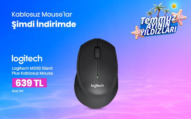 Kablosuz Mouse'lar Şimdi İndirimde