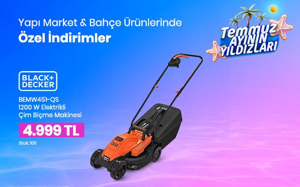 Yapı Market & Bahçe Ürünlerinde Özel İndirimler