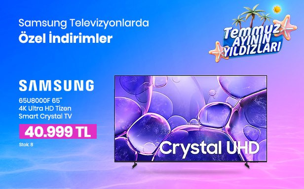 Samsung Televizyonlarda Özel İndirimler