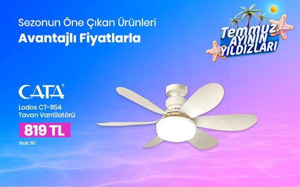 Sezonun Öne Çıkan Ürünleri Avantajlı Fiyatlarla