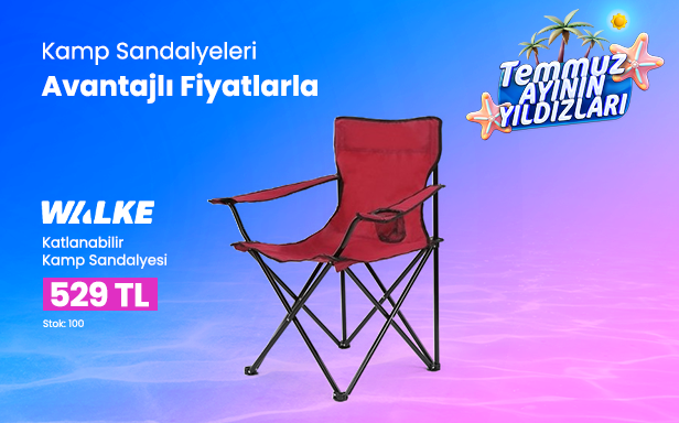 Kamp Sandalyeleri Avantajlı Fiyatlarla