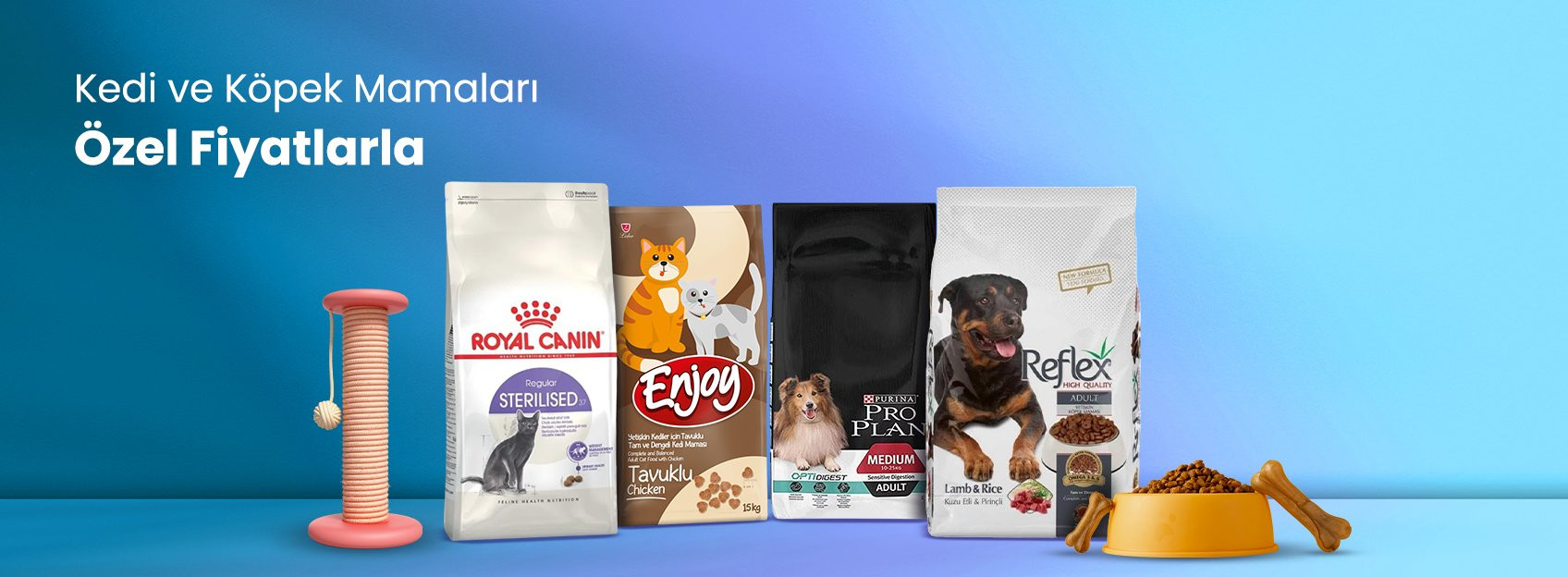 Kedi ve Köpek Mamalarında En sevilen indirimler