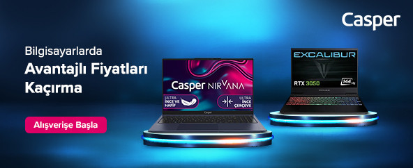 Casper Excalibur Ürünlerinde Özel Fiyatlar