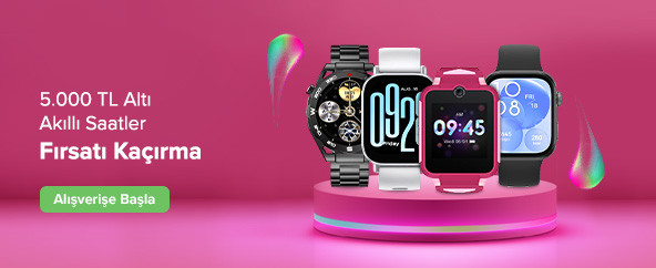 5000 tl altı akıllı saatlerde özel fırsatlar!!
