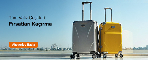 Moda-Valizlerde Süper Fırsatlar