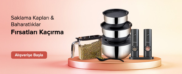 Saklama kapları ve Baharatlıklar