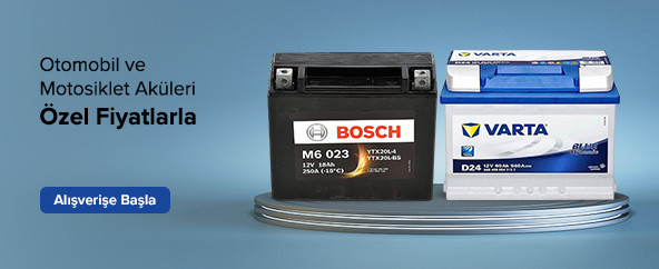Otomobil ve Motosiklet Akülerinde Özel Fırsatlar