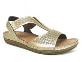Carlaverde 140730 Altın Anatomik Comfort Bayan Sandalet - 1