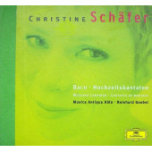 CHRISTINE SCHAFER - BACH HOCHZEITSKANTATEN (WEDDING CANTATAS) (CANTATES MARIAGE) (CD) (1999) - 1