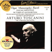 TOSCANINI ARTURO - MUSSORGSKY RAVEL PICTURES AT AN EXHIBITION ELGAR ENIGMA VARIATIONS (CD) (1991) - 1