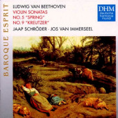 BEETHOVEN LUDWIG VAN - VIOLINSONATEN NR. 5 & 9 SCHRÖDER IMMERSEEL (CD) (1995) - 1