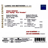 BEETHOVEN LUDWIG VAN - VIOLINSONATEN NR. 5 & 9 SCHRÖDER IMMERSEEL (CD) (1995) - 2