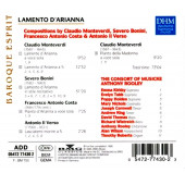MONTEVERDI - BONINI - COSTA - VERSO - LAMENTO DARIANNA (CD) (1995) - 2