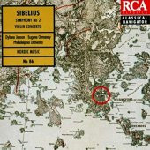 SIBELIUS - SYMPHONY NO.2 VIOLIN CONCERTO DYLANA JENSON, EUGENE ORMANDY PHILADELPHIA ORCHESTRA (CD)( 1994) - 1