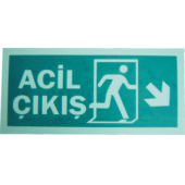 LOREX LR-FRD Fotolüminesans Fosforlu Yön Levhası (Sağ-Aşağı Yön) - 1