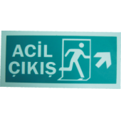 LOREX LR-FRU Fotolüminesans Fosforlu Yön Levhası (Sağ-Yukarı Yön) - 1