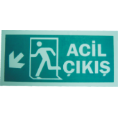 LOREX LR-FLD Fosforlu Yön Levhası (Sol-Aşağı Yön) - 1