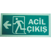 LOREX LR-FL Fosforlu Yön Levhası (Sol Yön) - 1