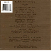 RACHEL'S - HANDWRITING LP (CD)(1995) - 2