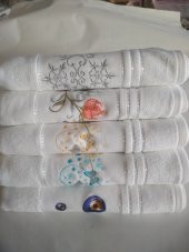 Özdilek Ceylin 50*90 cm 5 Adet Nakışlı Havlu - 1