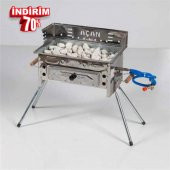 TÜPLÜ MANGAL AÇAN IZGARA BARBEKÜ TAŞLI CE SERTİFİKALI - 4