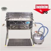 TÜPLÜ MANGAL AÇAN IZGARA BARBEKÜ TAŞLI CE SERTİFİKALI - 1