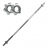 Düz Bar 120 Cm Krom Ağırlık Barı - 1