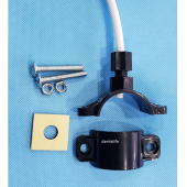 Su Arıtma Cihazı Lavabo Altı Atık Su Gider Kelepçesi siyah thumbnail 3